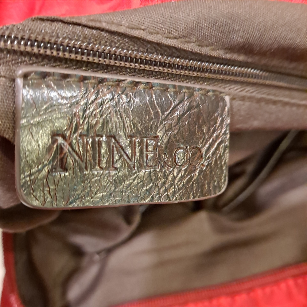 Nine & Co. Red Geometric Shoulder Bag - Picture 10 of 11